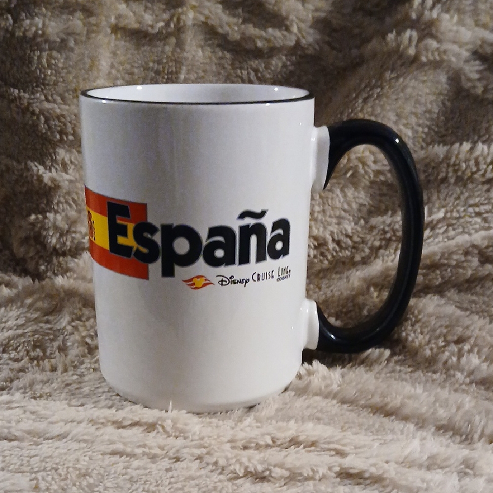 Disney España White and Black Mug